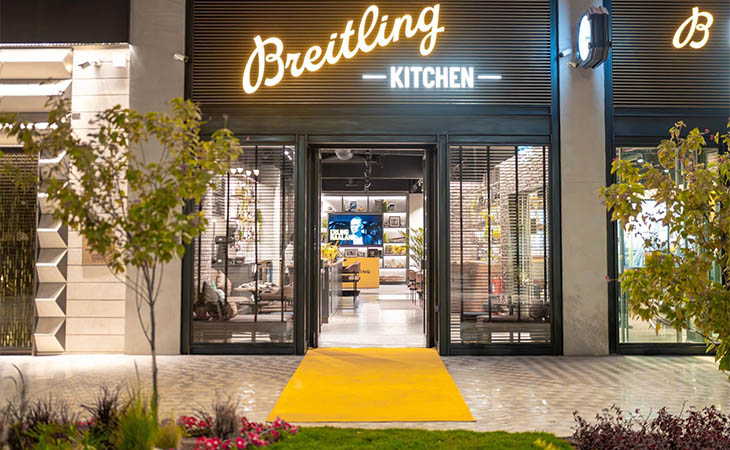 افتتاح بريتلينغ كيتشن الوجهة الاجتماعية الأولى من بريتلينغ Breitling في منطقة الشرق الأوسط